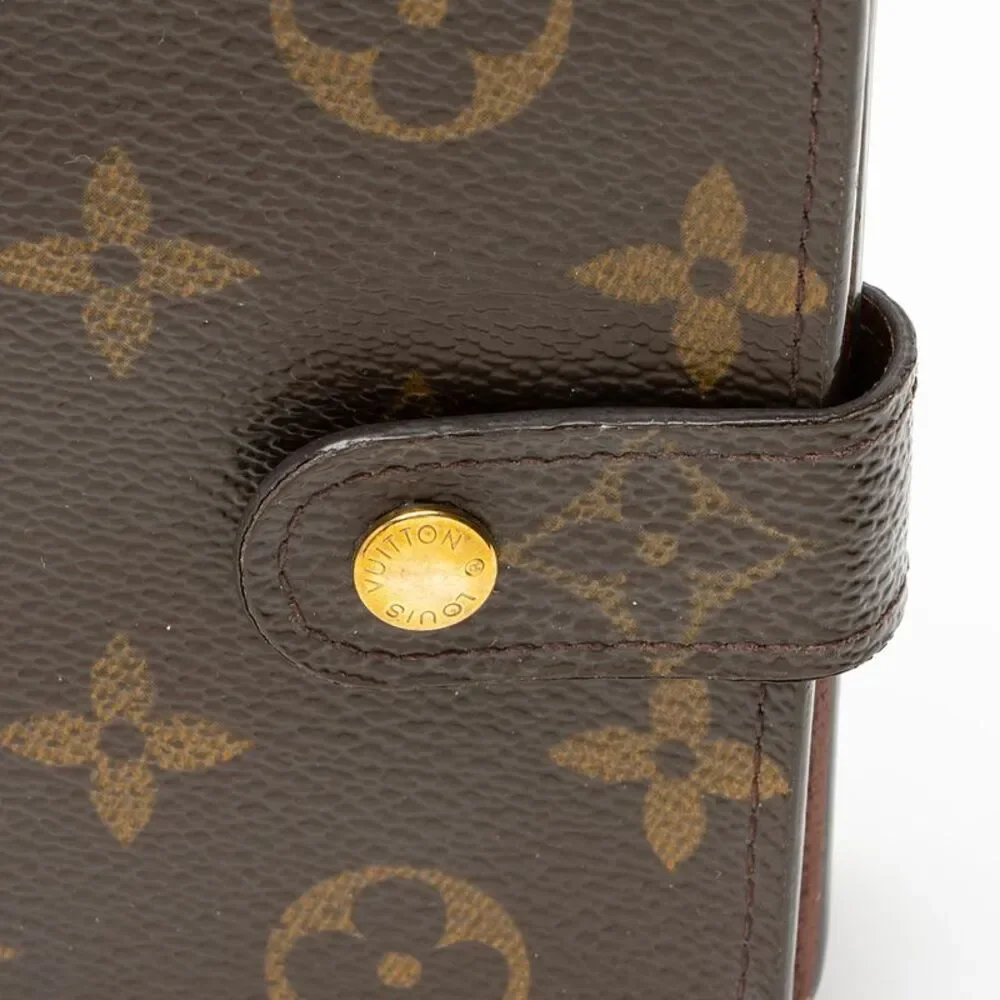 Louis Vuitton Vintage Monogram Canvas Zipped Compact Wallet